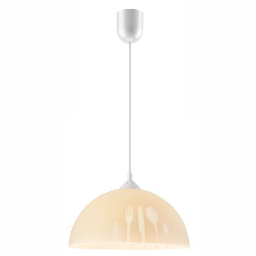 Lampe de table à manger Suspension jaune Rétro Salon