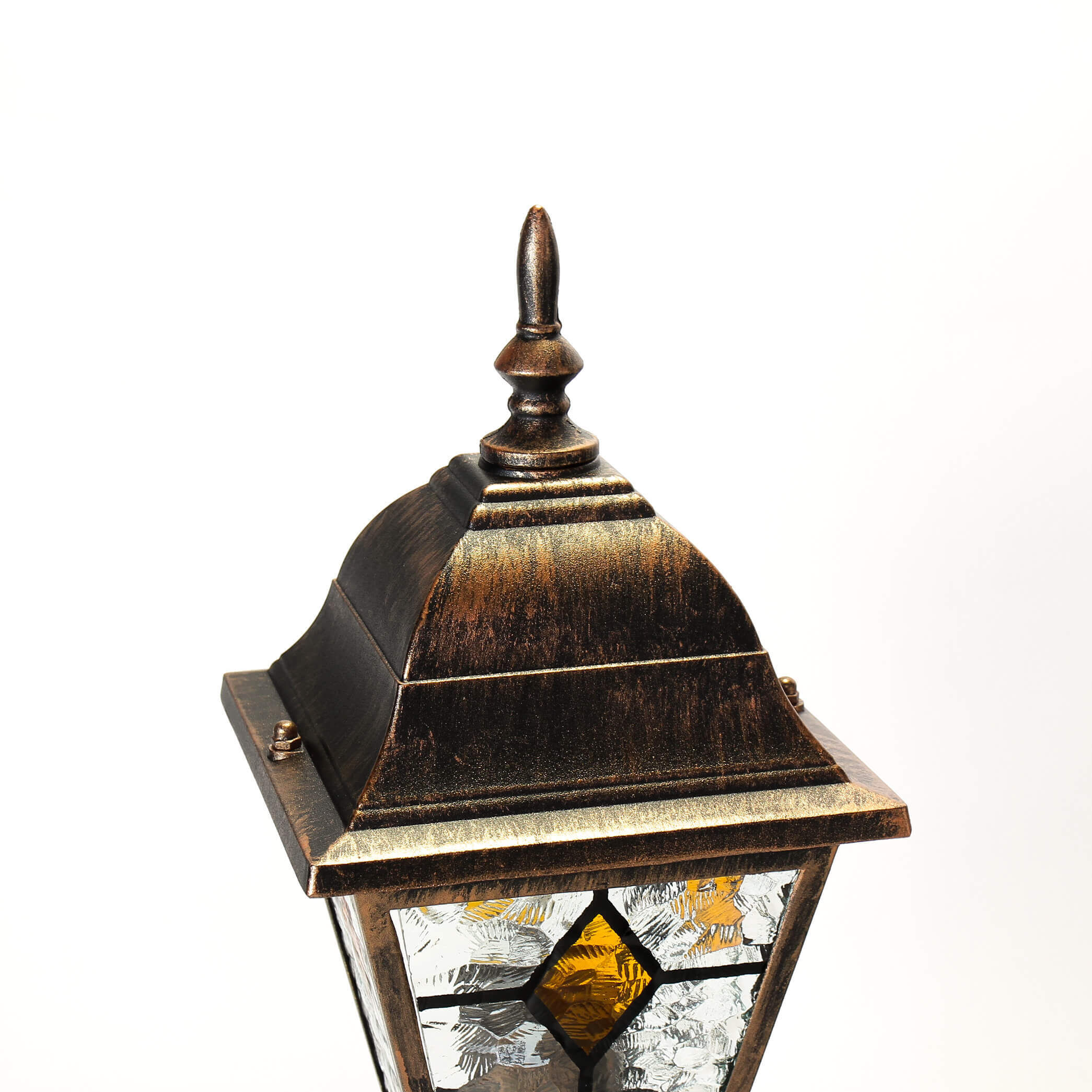 Lampe de socle rustique cuivre antique SALZBURG E27 Lampe, Lampenschirm, Leuchte