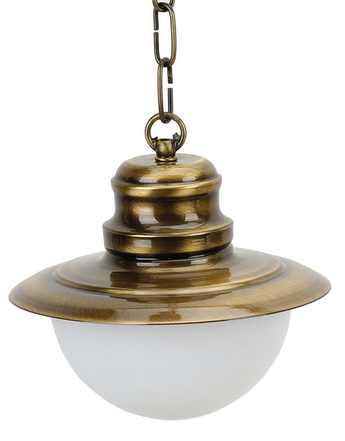 Lampe à suspendre PELLA laiton verre Maritim extérieur