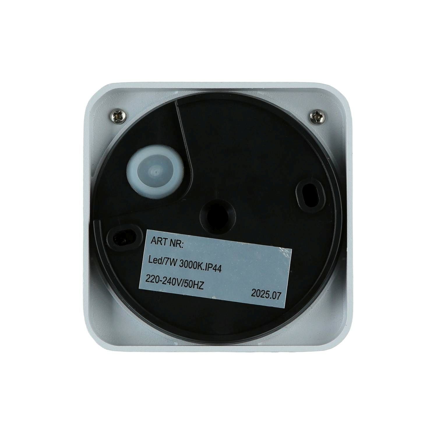  LED, Deckenleuchte, runder Panel, schwarze Basis, Montageplatte