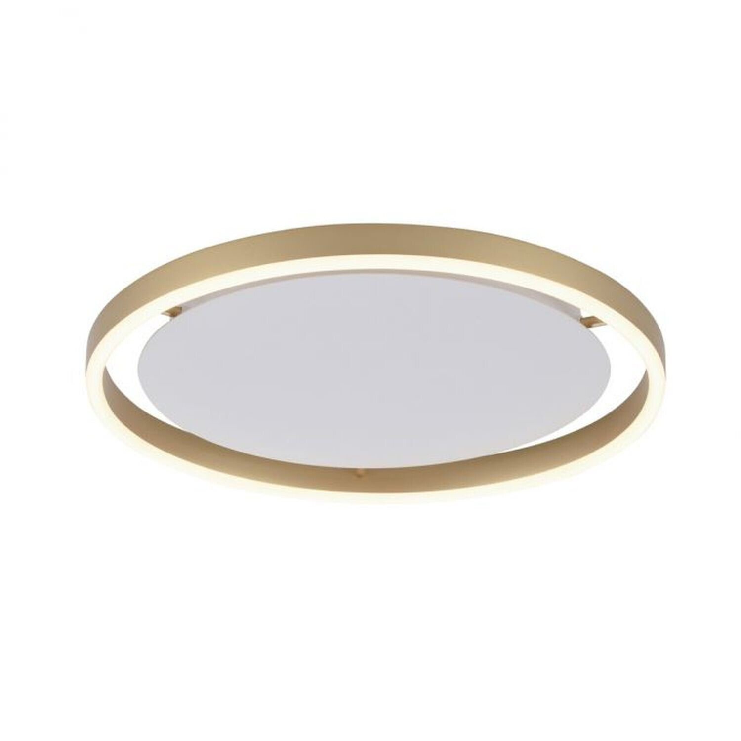 Lampe de plafonnier LED métal Ø39,3 cm 20 W dimmable en laiton