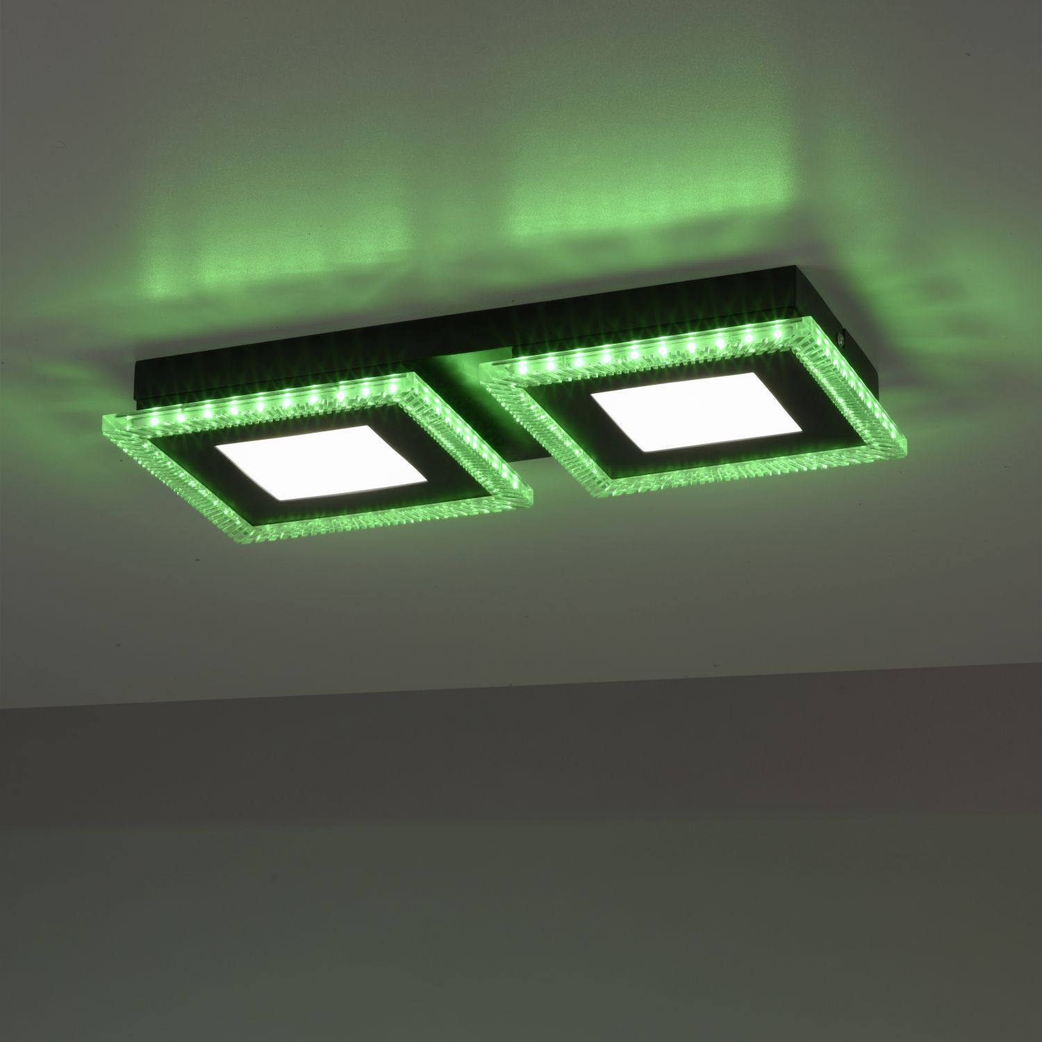 Dimmbare LED Deckenlampe RBG Farbwechsel Fernbedienung Deckenleuchte