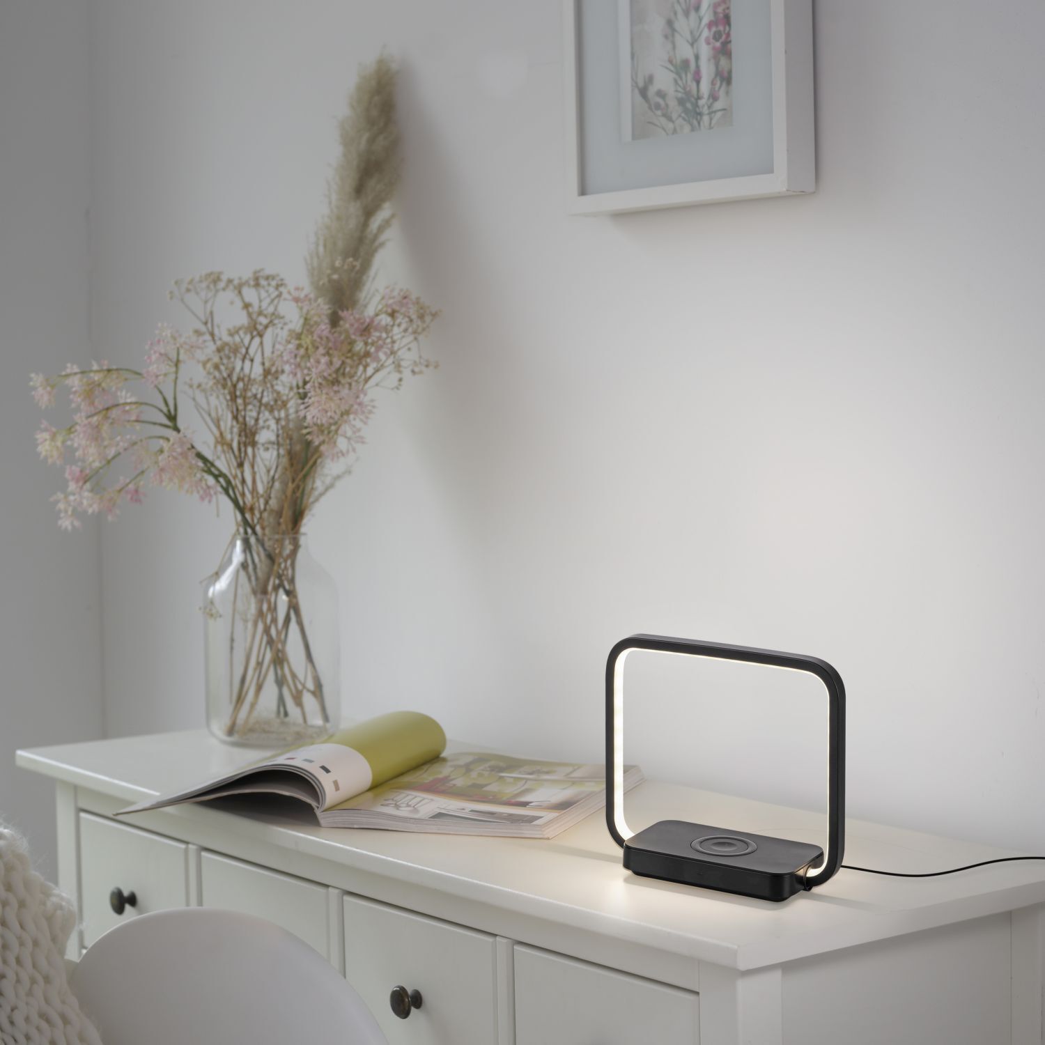 Lampe de table LED à intensité variable Touch 3000 K 2 W Fonction de charge Tabelle, Blumen-Arrangement, Schreibtisch, Ikebana, Topfpflanze