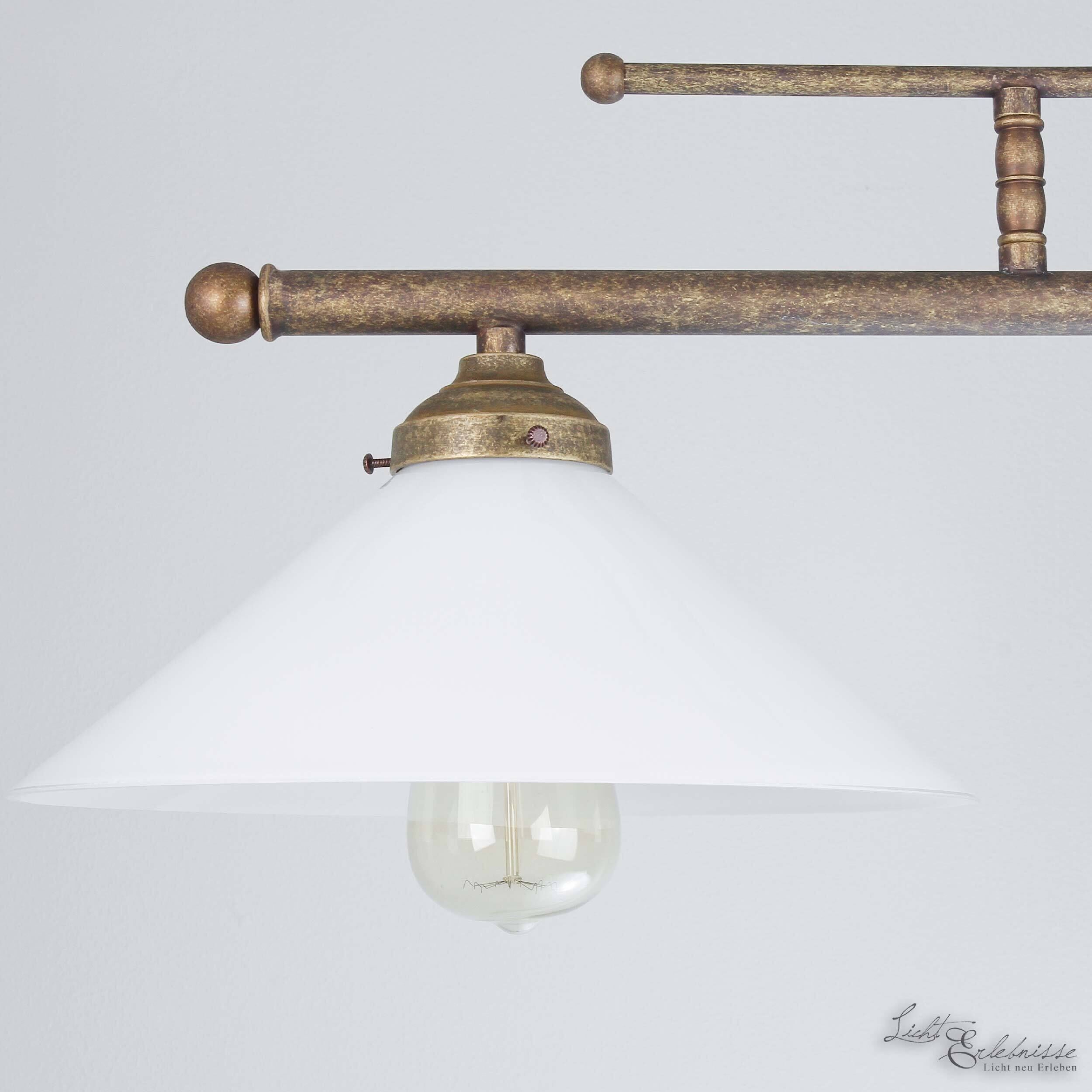 Hängeleuchte Bronze Antik 2-flmg Rustikal Premium Leuchte, Lampe