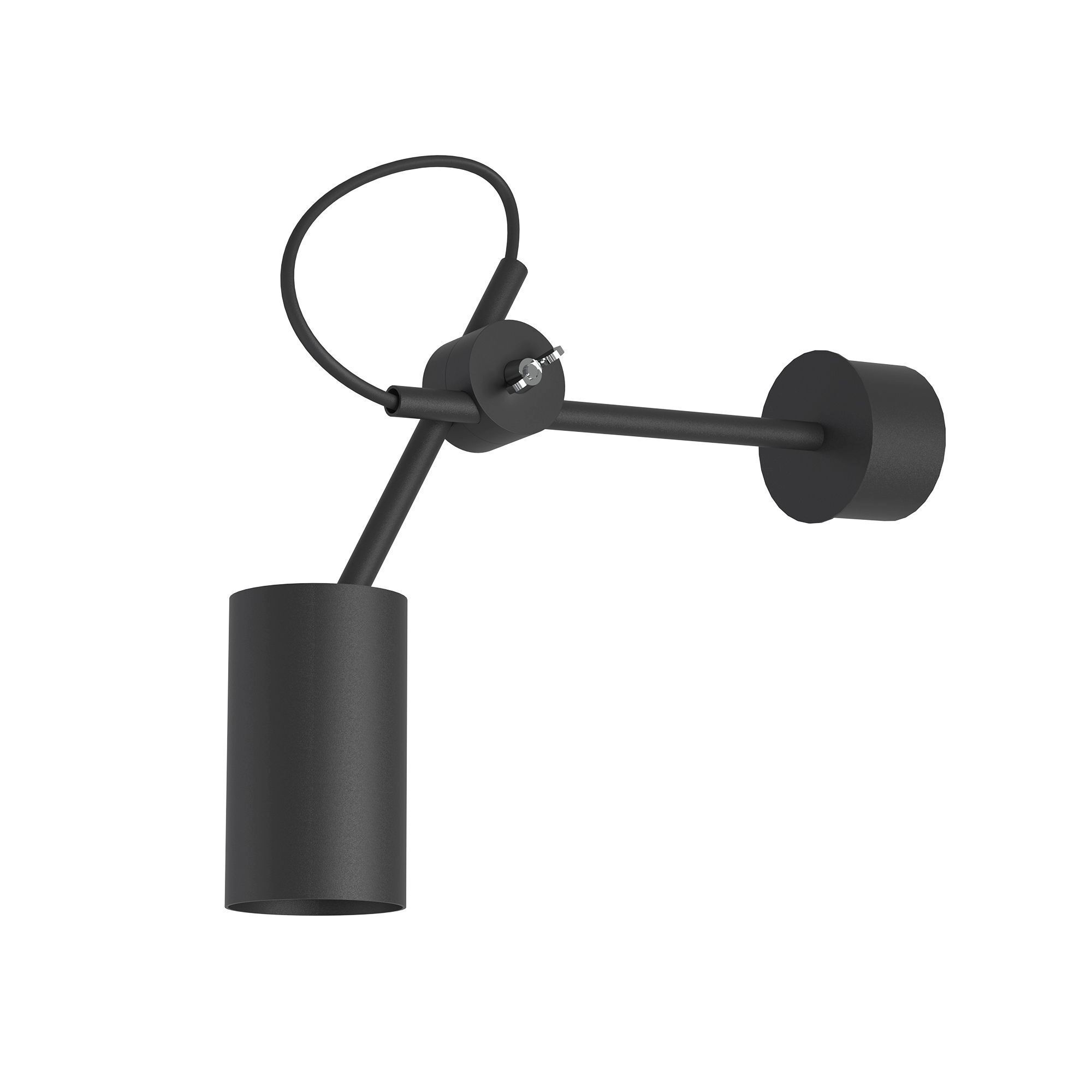 Wandleuchte Schwarz verstellbar