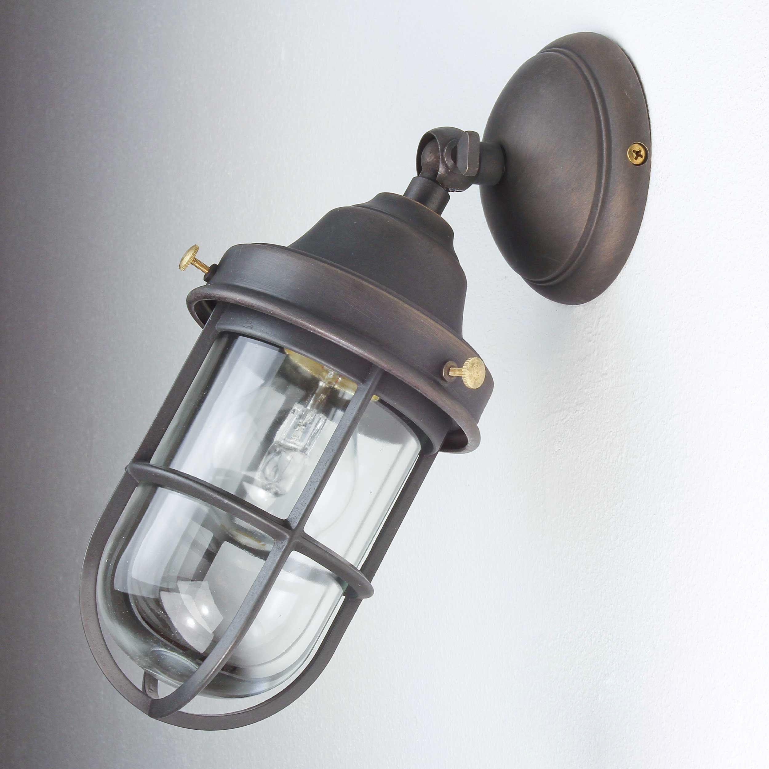 Applique murale d'extérieur en laiton véritable en bronze Leuchte, Lampe, Deckenleuchte