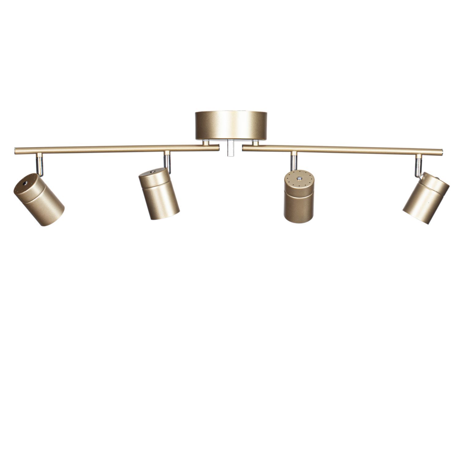 Deckenstrahler GU10 4-flammig länglich 83 cm in Gold Beleuchtung