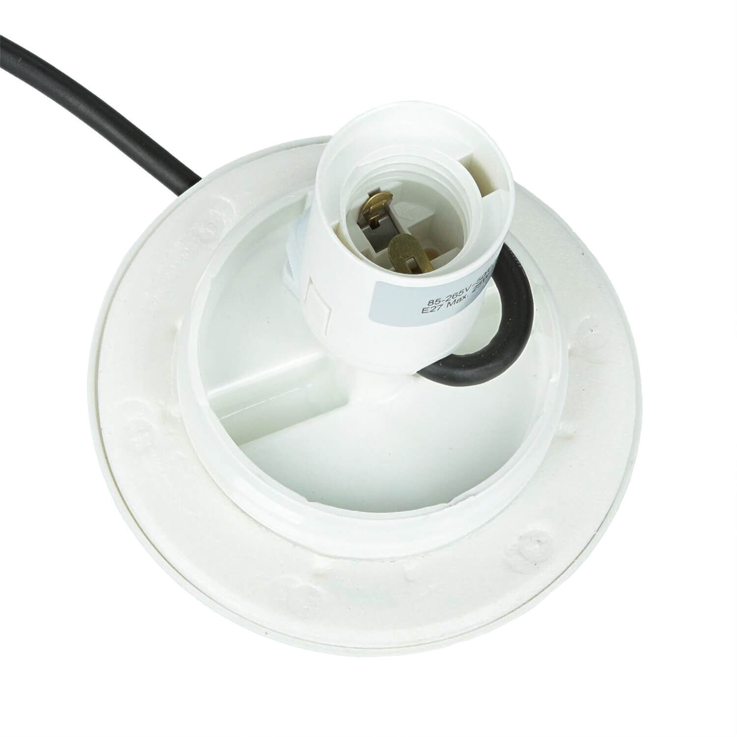 wegeleuchte-deko-kugel-leuchte-garten-weiss-kunststoff-terrasse-5 lampenfassung, lampe, fassung, isolierter strom, stromkabel