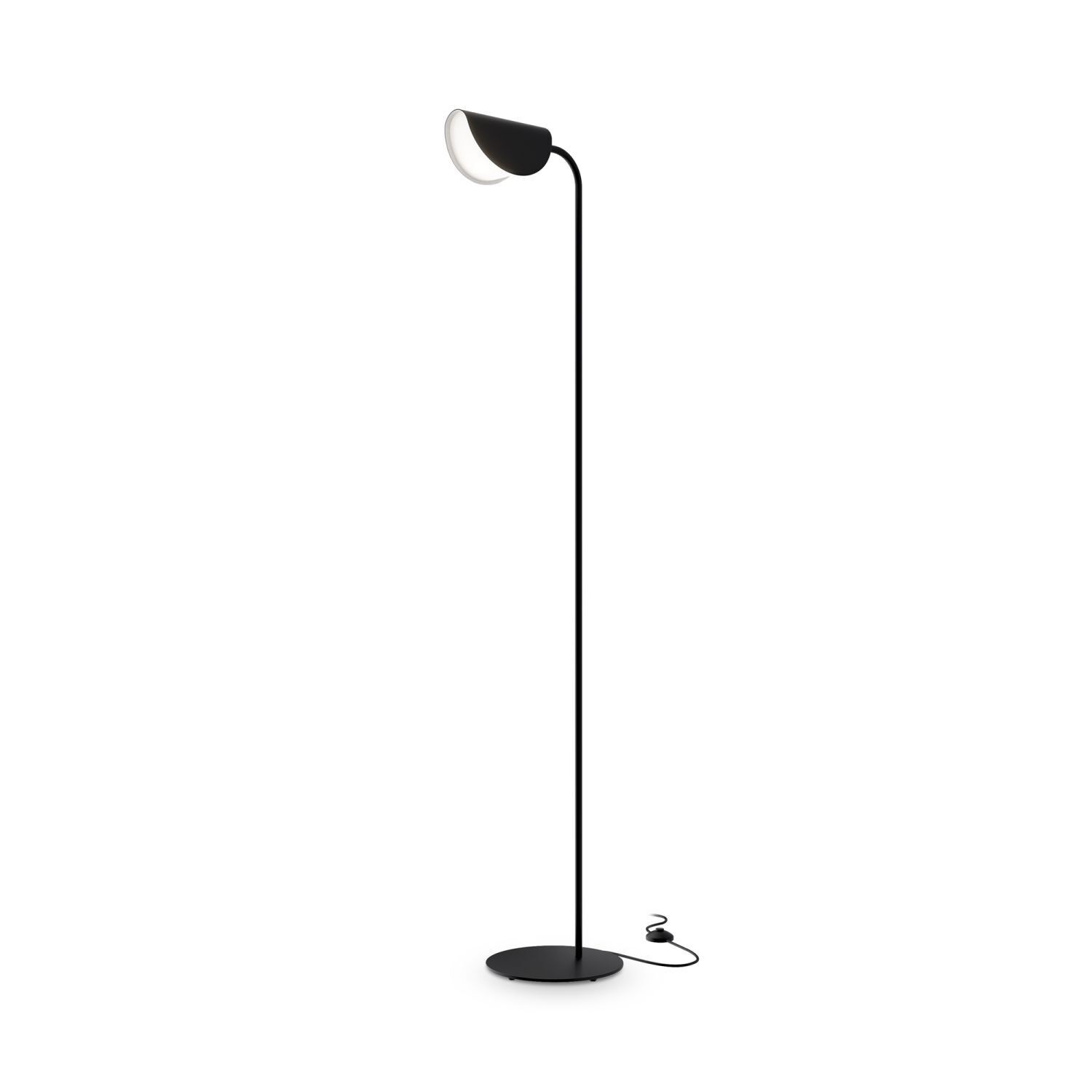 Stehleuchte Metall G9 140 cm Schwarz Modern NINA