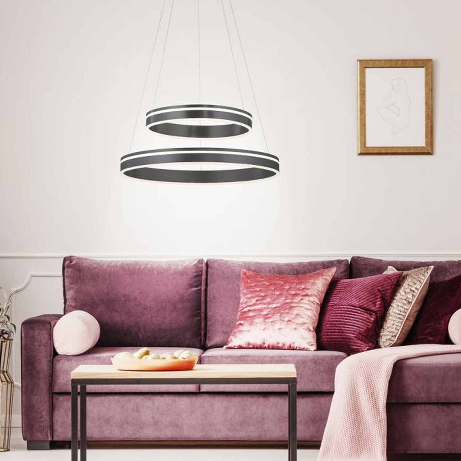 Couch, Mobiliar, Inneneinrichtung, Wohnzimmer, Lampe