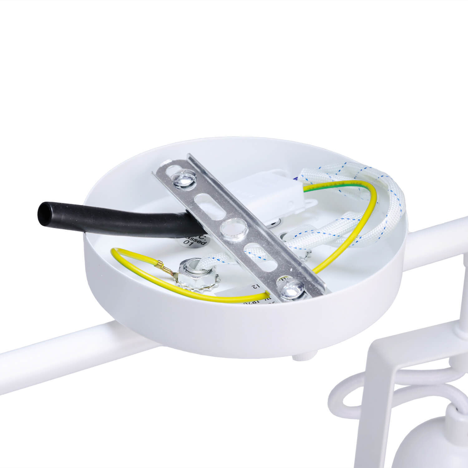 Deckenstrahler Weiß Retro Design E14 Wohnzimmer Deckenstrahler Weiß Retro Design E14 Wohnzimmer