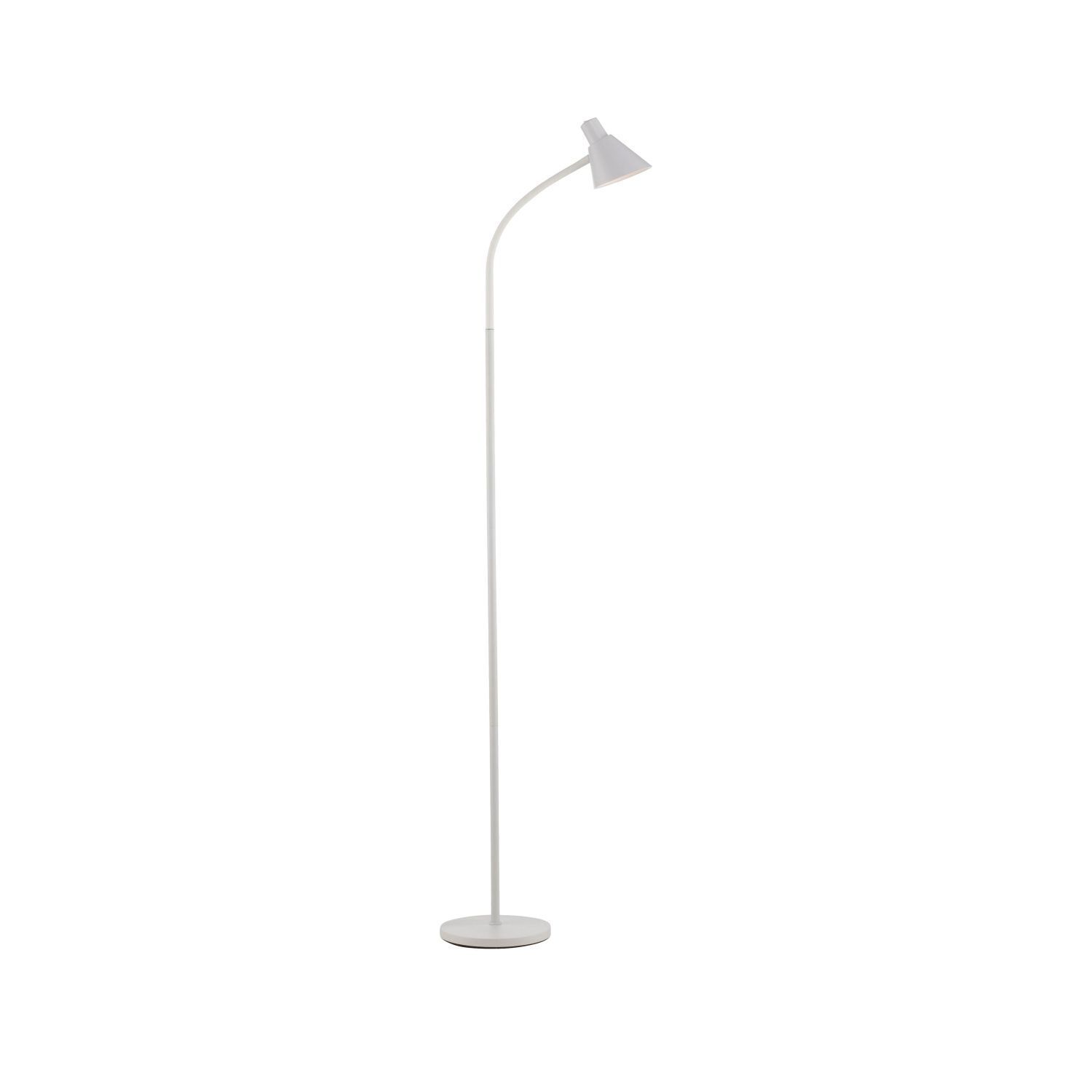 Lampadaire LED blanc métal 150 cm 4 W 3000 K flexible Lampe