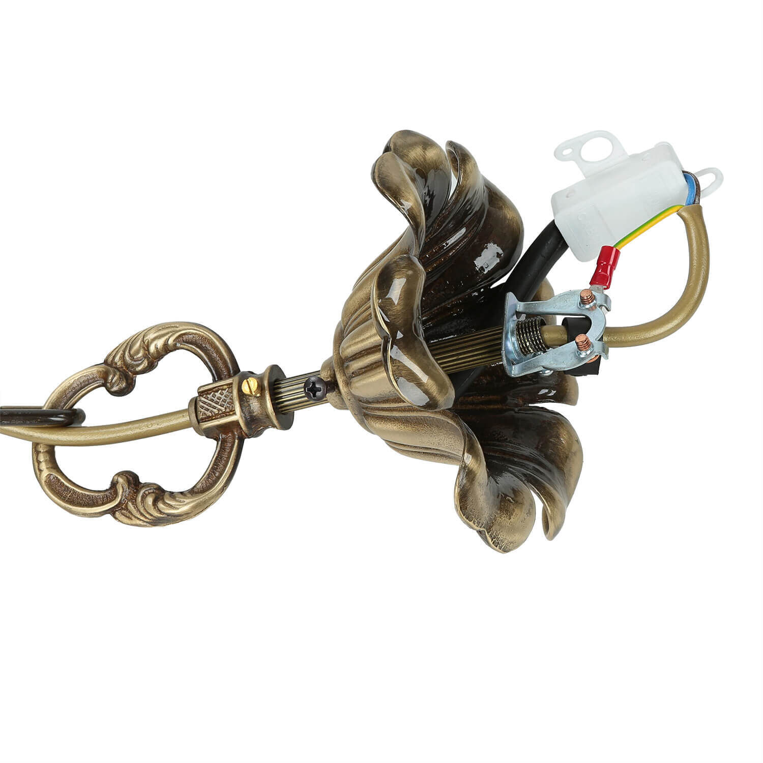 Premium Hängeleuchte Ø84cm 12-Flmg Rauchrohr, Bronze, Elektronik, Hardware, Adapter