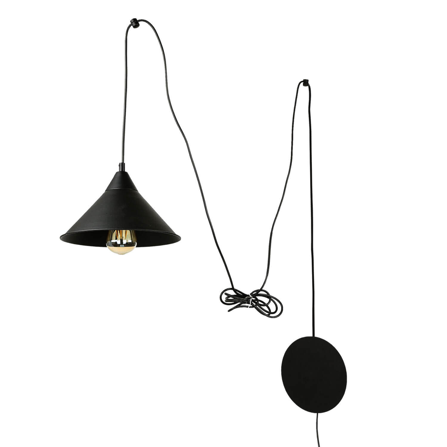 Pendelleuchte FLEXIO mit Steckdosenanschluss Lampe, Lampenschirm