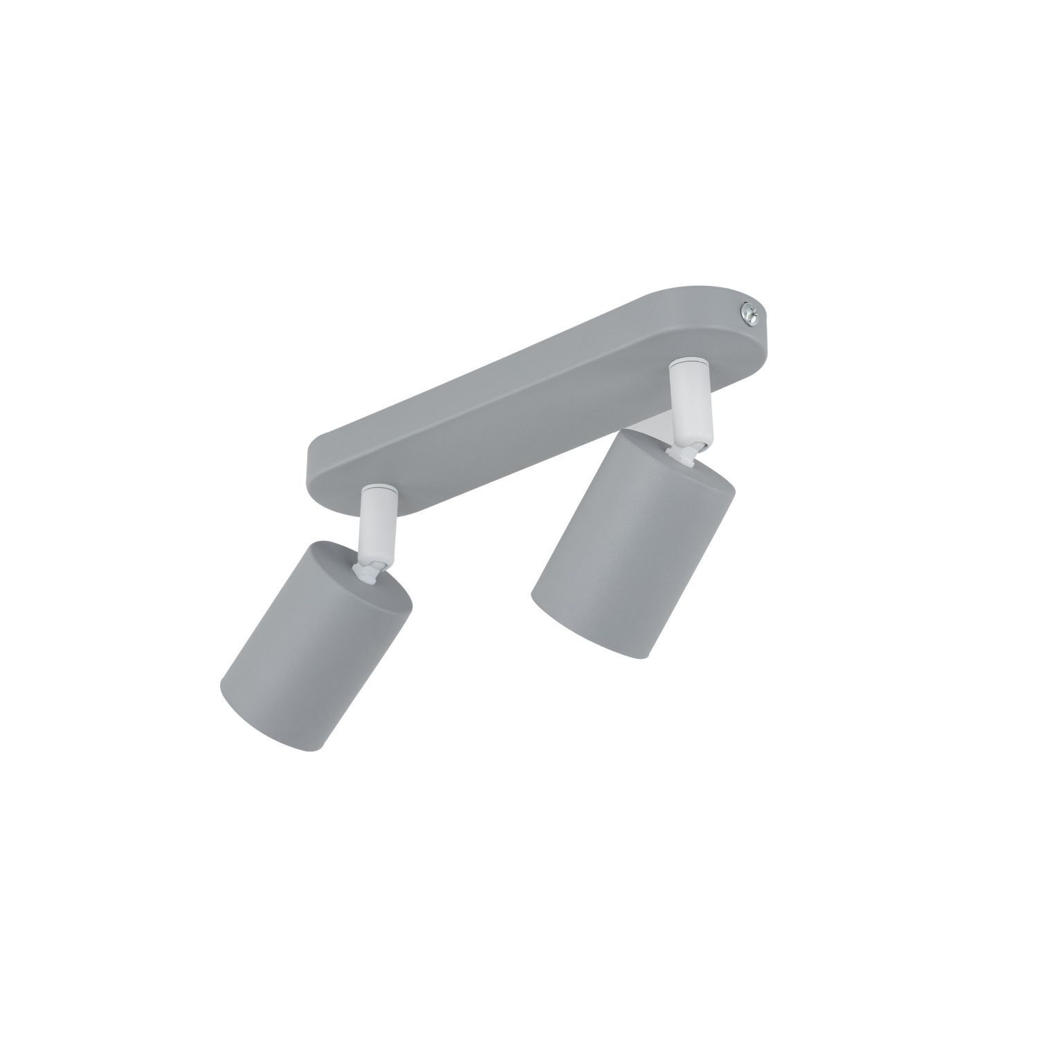 Projecteur de plafond Enfants Gris L : 35 cm orientable Métal 2x GU10 Beleuchtung, Sinken, Waschbeckenhahn