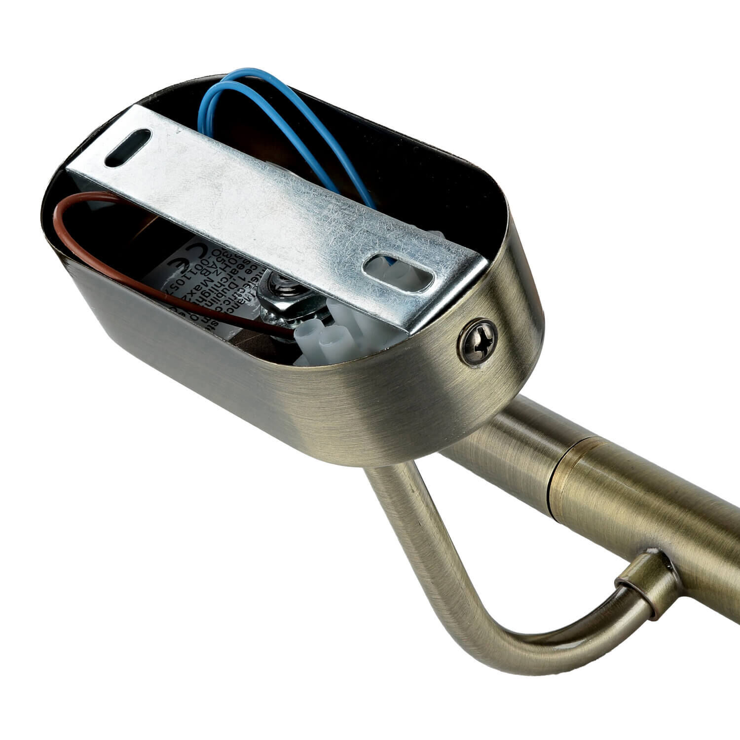 Bilderlampe verstellbar B: 35 cm 2x G9 in Messing antik sensor, elektronisch, Messing, Ventil, Montage