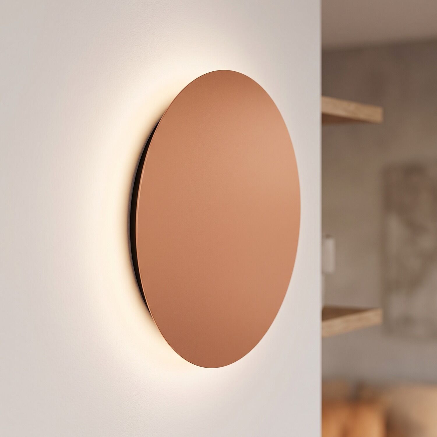 led-lampen-moderne-schlafzimmerbeleuchtung-allana-1x-led-mit-13-w-kupfer-matt-modern-fuer-wohnzimmer-schlafzimmer-flur-no10348-02 wandlampe, rund, kupfer, wandbeleuchtung, modern