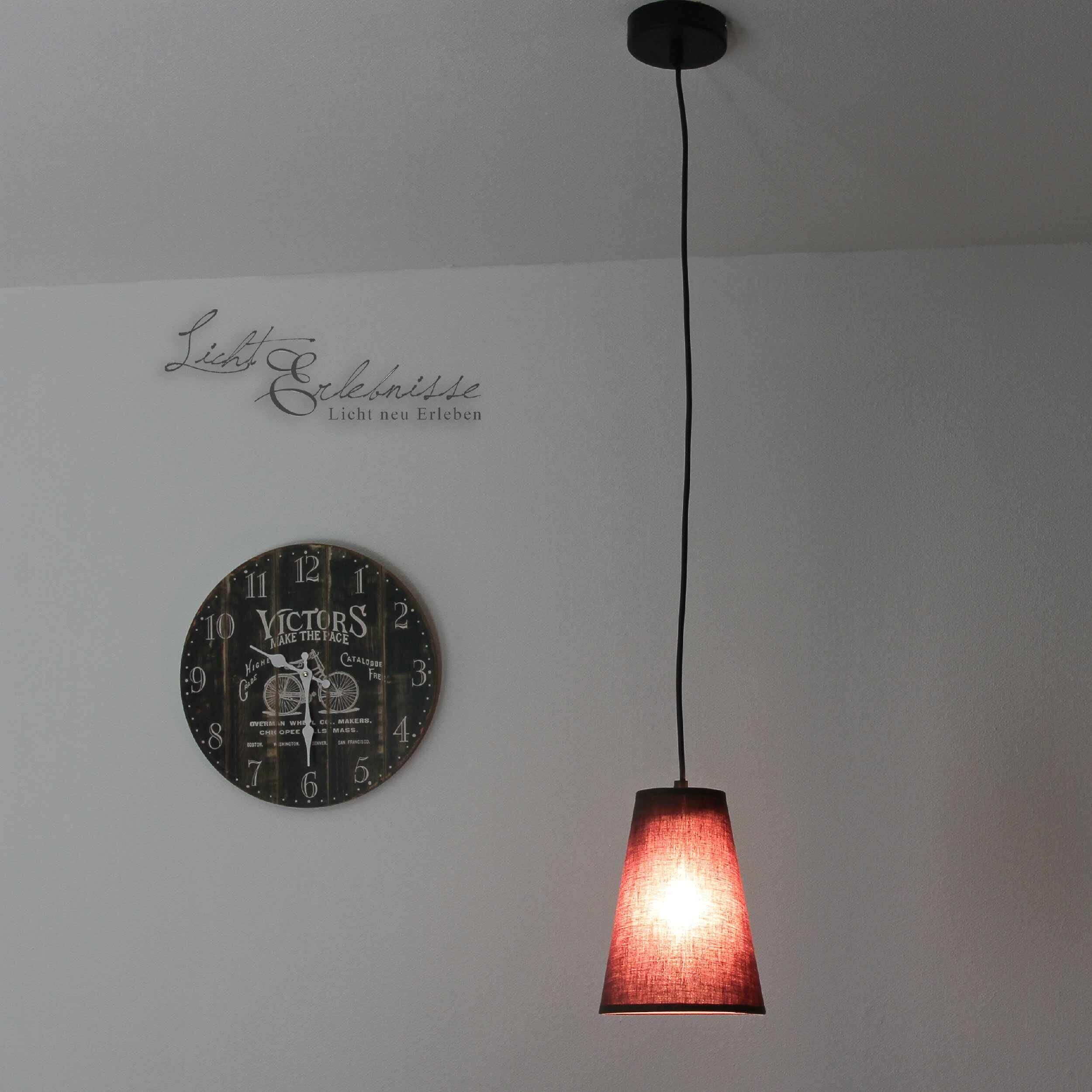 Suspension E27 Moderne Marron Lampe