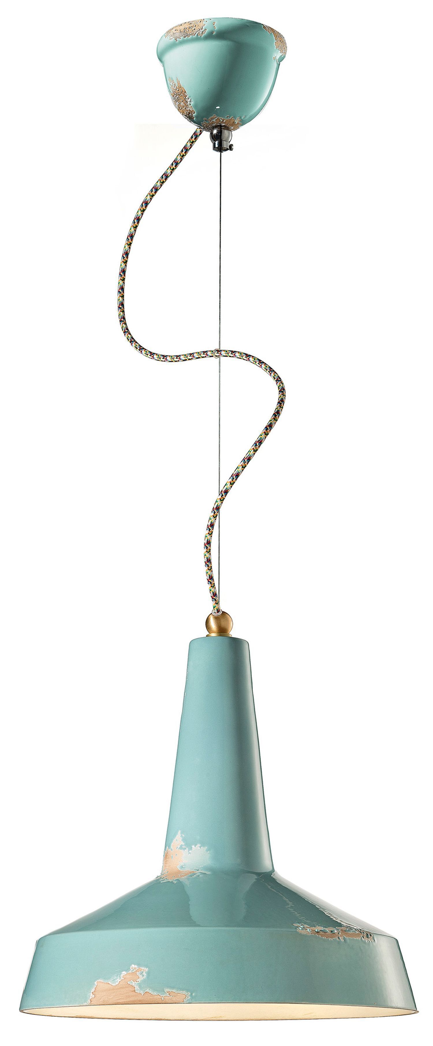 Hängelampe Keramik E27 D: 35 cm H: max. 133 cm rund