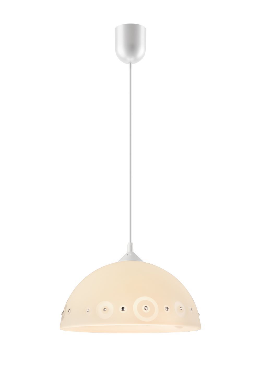 Pendelleuchte Esstisch Lampe Gelb Glas rund