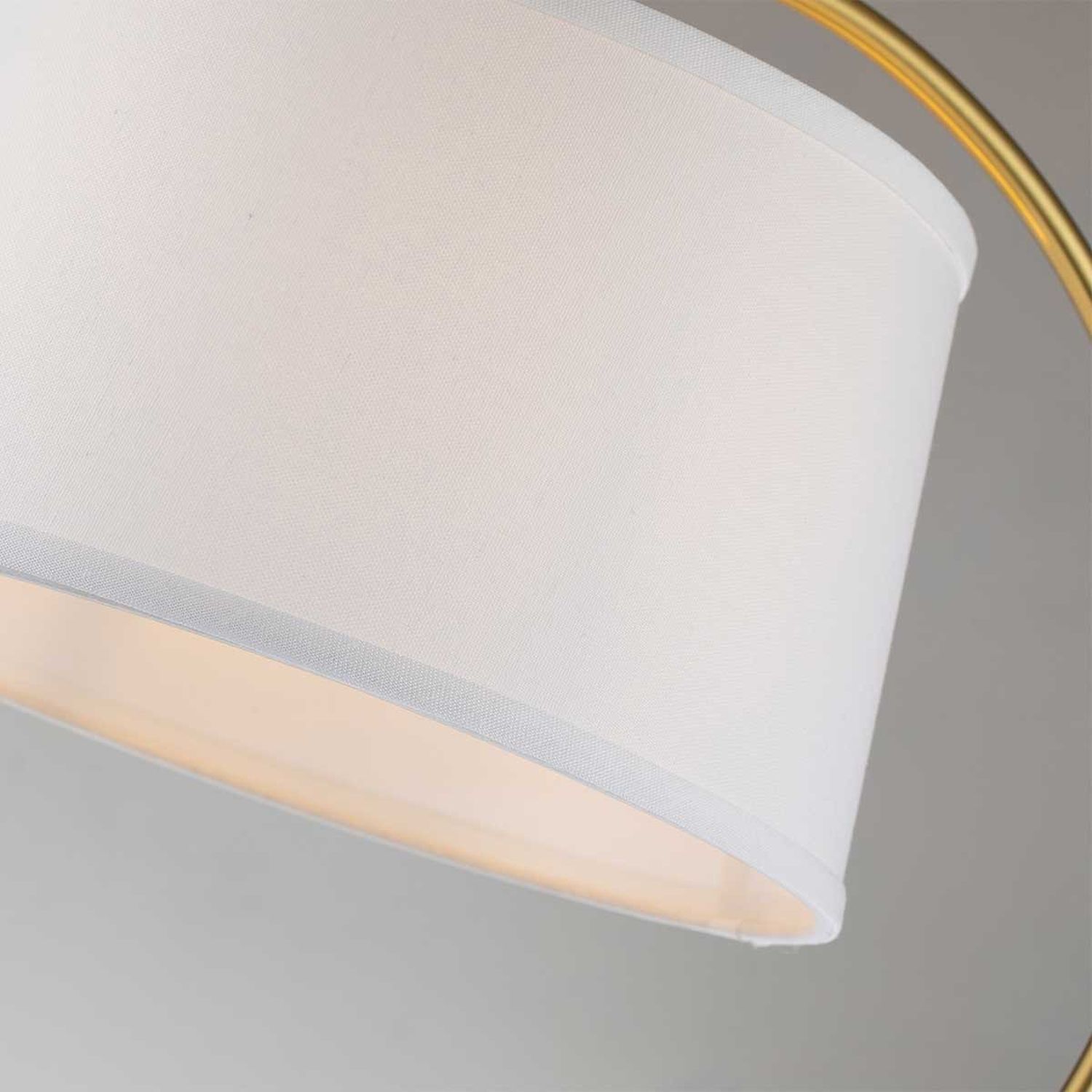 tischlampe-schlafzimmerbeleuchtung-nachttischlampe-botella-1x-e27-bis-60w-messing-gebuerstet-creme-metall-stoff-modern-le121205-03 Lampenabdeckung, Schirm, Lampenschirm, Weiß, Goldener Rahmen