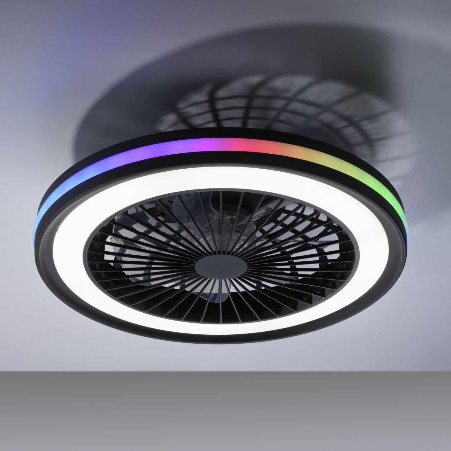 LED Deckenlampe Ventilator Fernbedienung RGB dimmbar