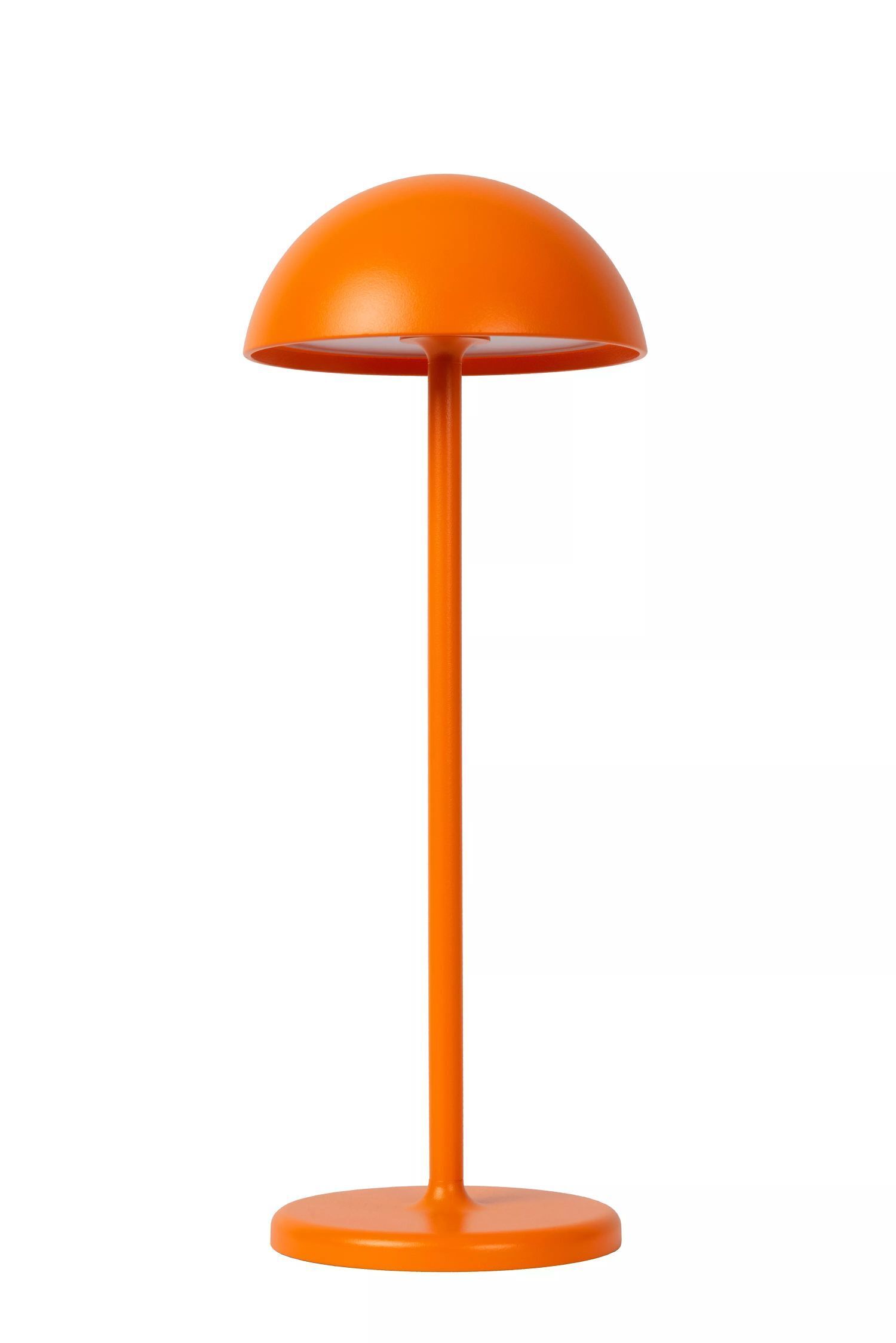 Lampe de table LED rechargeable Orange 32 cm 3000 K IP54 7h dimmable