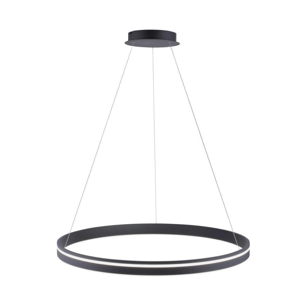 LED Hängelampe Ring Anthrazit Ø79 cm 7000 lm dimmbar Lampe, Kronleuchter