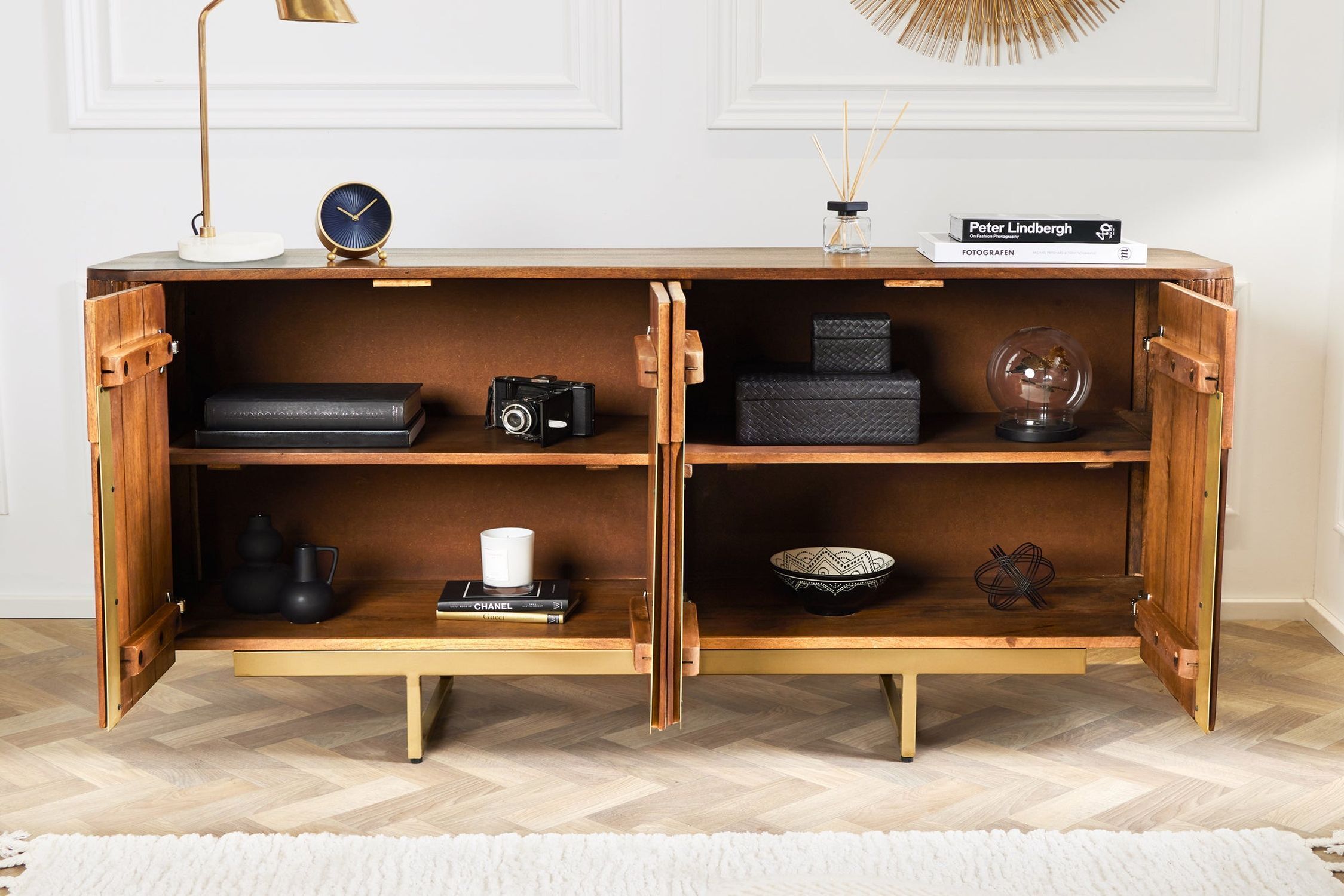 Anrichte, Holz, Hartholz, Innenarchitektur, Gebeiztes Holz