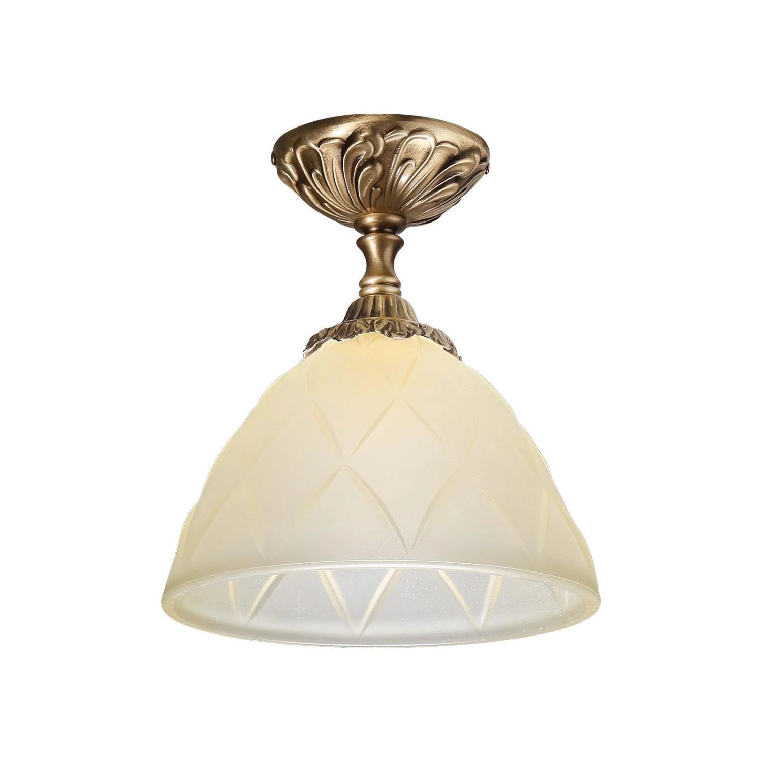 Jugendstil Deckenleuchte Deckenlampe Beige