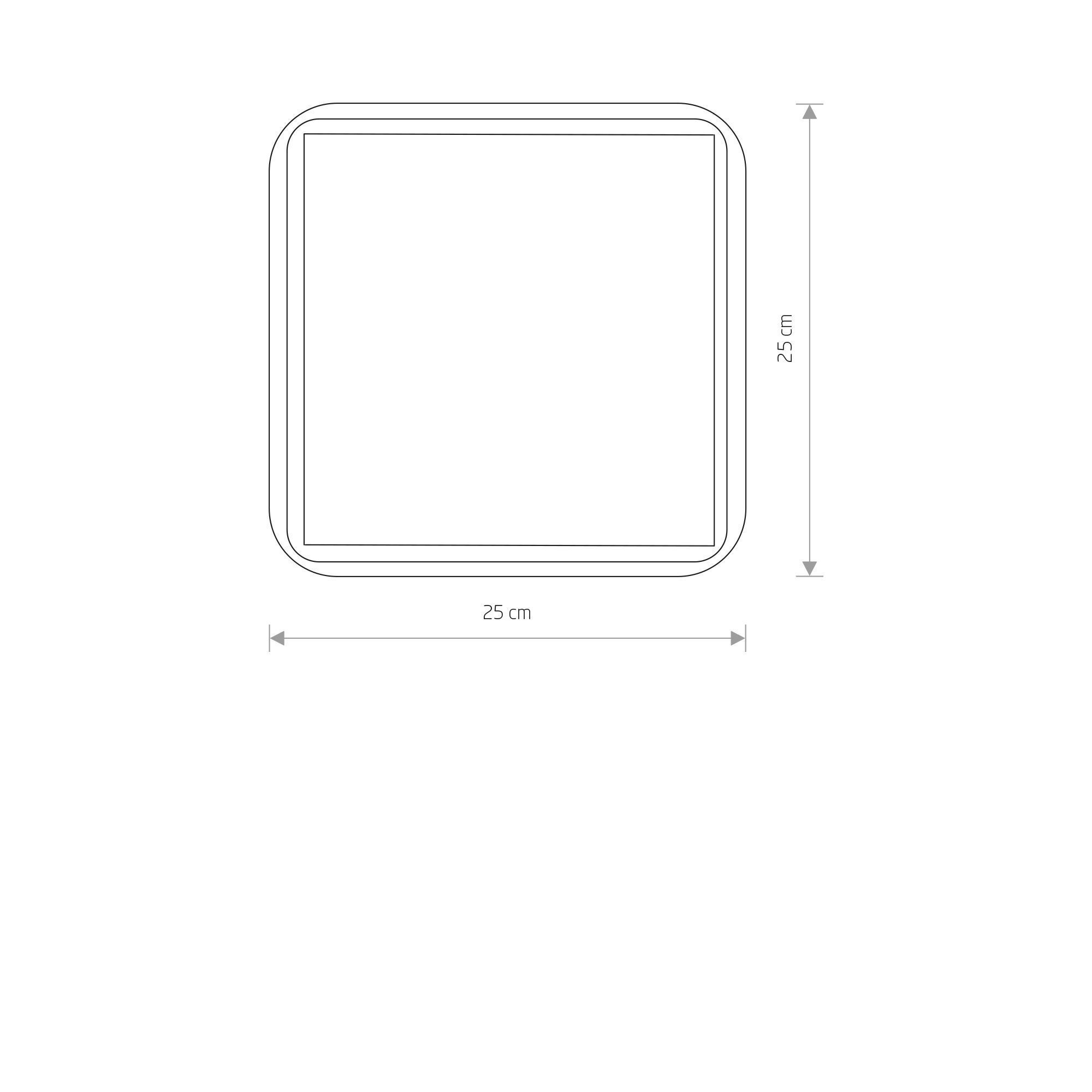 quadratisches-rahmen, eckiges-design, rahmen, maße-25x25, mut}px