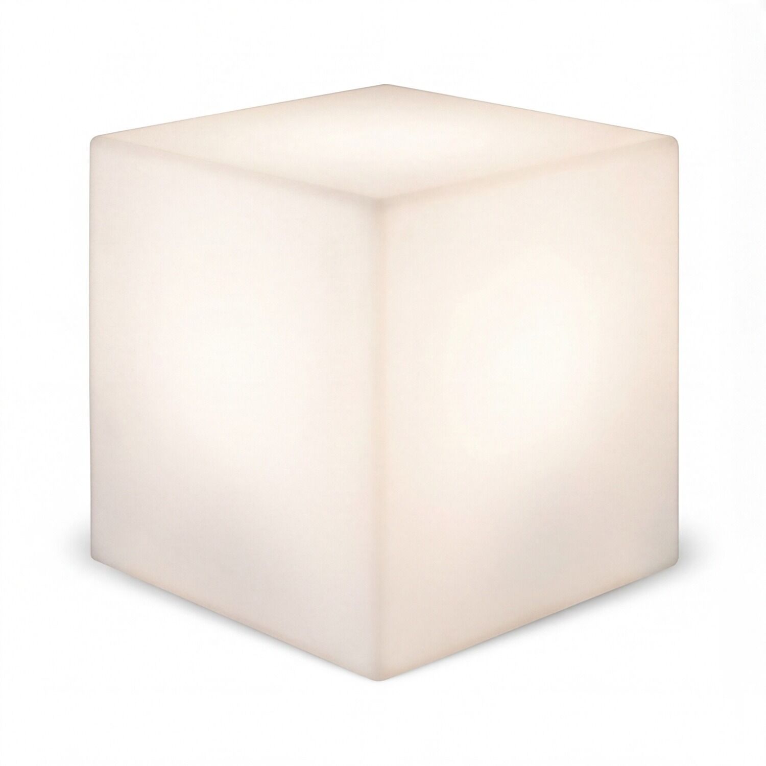 Lichtwürfel, Tischleuchte, Schreibtischlampe, weißer Würfel, DekorLampe
