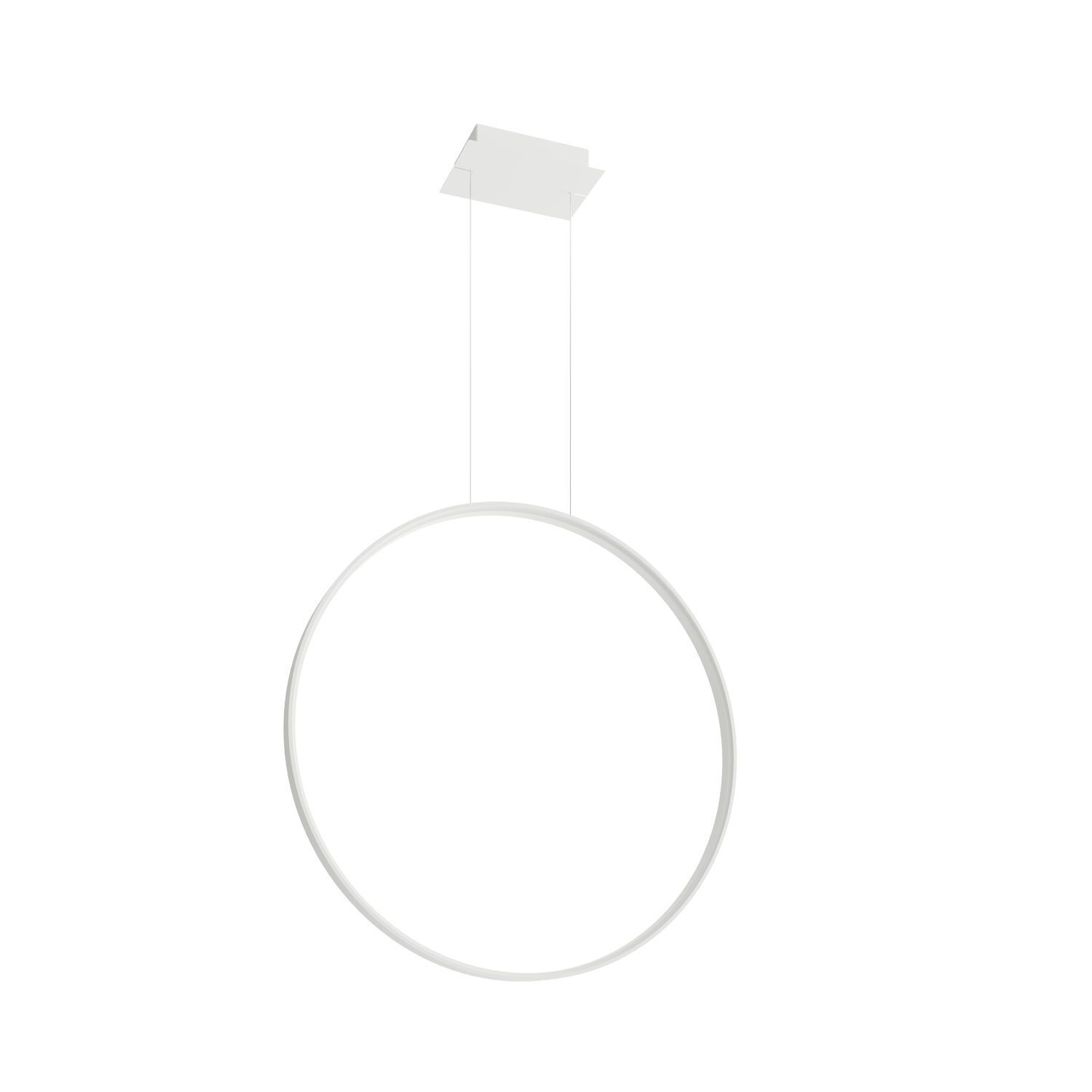 Suspension LED ronde Ø 78 cm Blanc 3000 K Ring