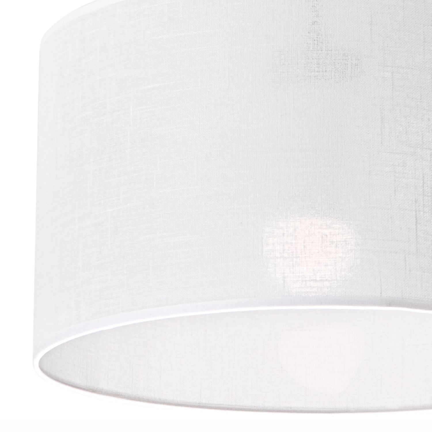 Lampe à suspendre Blanc Tissu Ø 35 cm réglable confortable Moderne E27