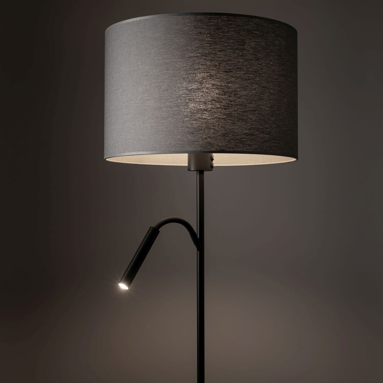 Stehleuchte, Tischlampe, Lampenschirm, schwarz, Beleuchtung