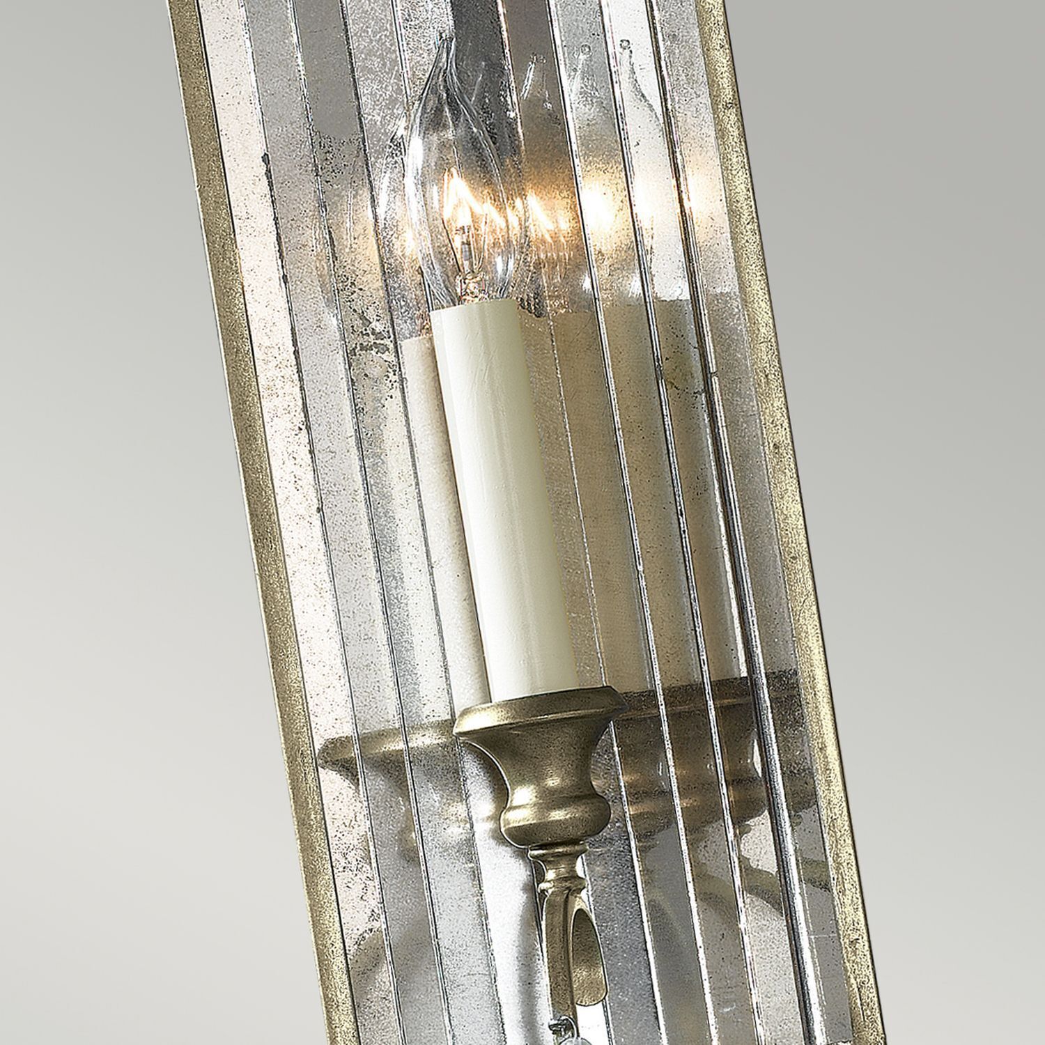 wandlampe-wandleuchte-glas-verspiegelt-dekorativ-beleuchtung-4 Wandlampe, Spiegelglas, Kerzenhalter, Kristall/Metall, Edelstahlfinish