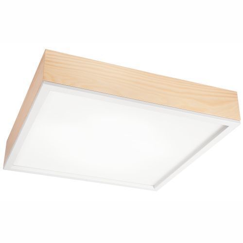 Blendarme Deckenleuchte Glas Holz Pinie E27 L:48 cm Deckenleuchte, Postfach