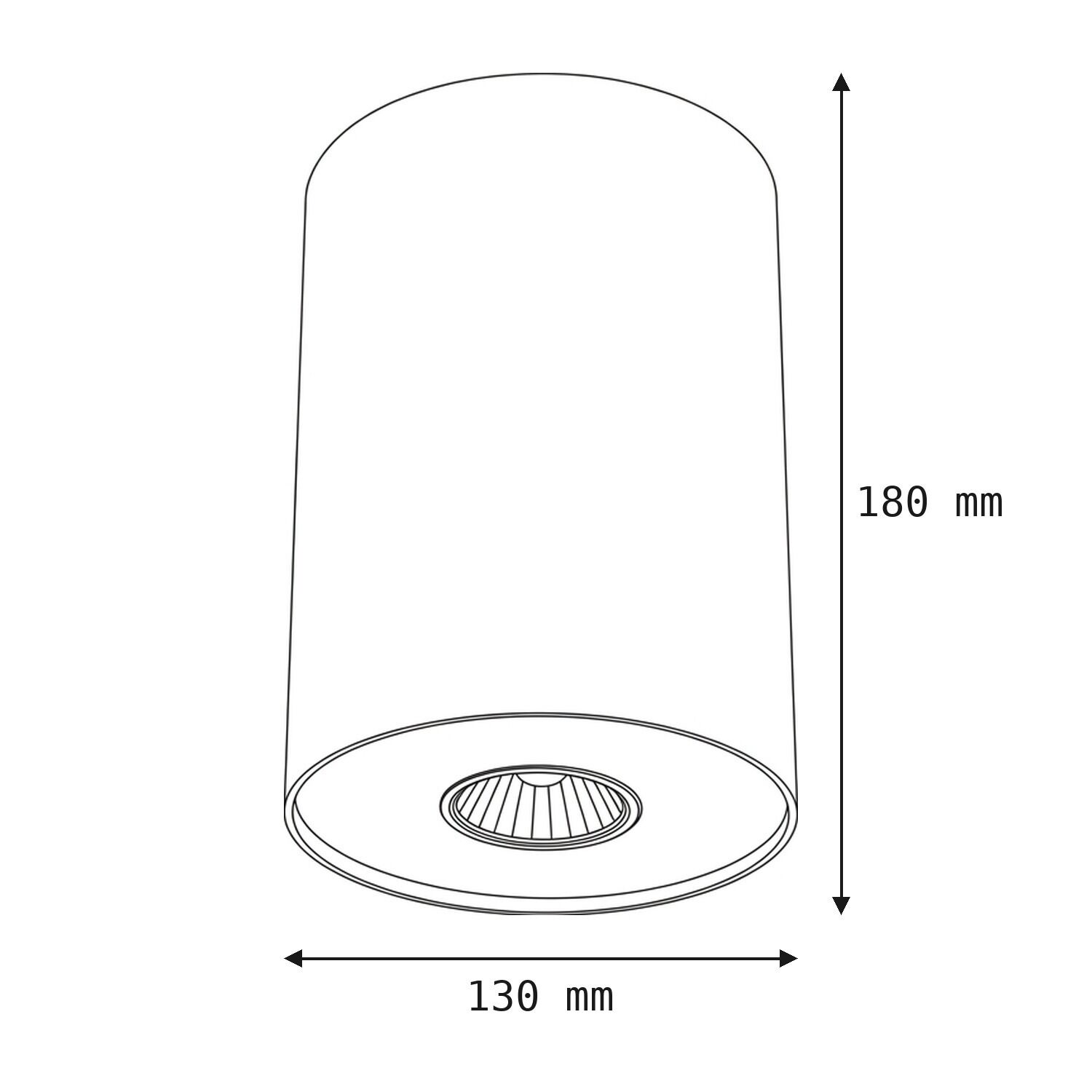 le25223-deckenleuchte-schlafzimmer-wohnzimmer-esszimmer-flur-innen-metall-modern-gu10-ip20-weiss-05 hollow cylinder, lampskærm, bordlampe, glaskærm, mål 180x130 mm