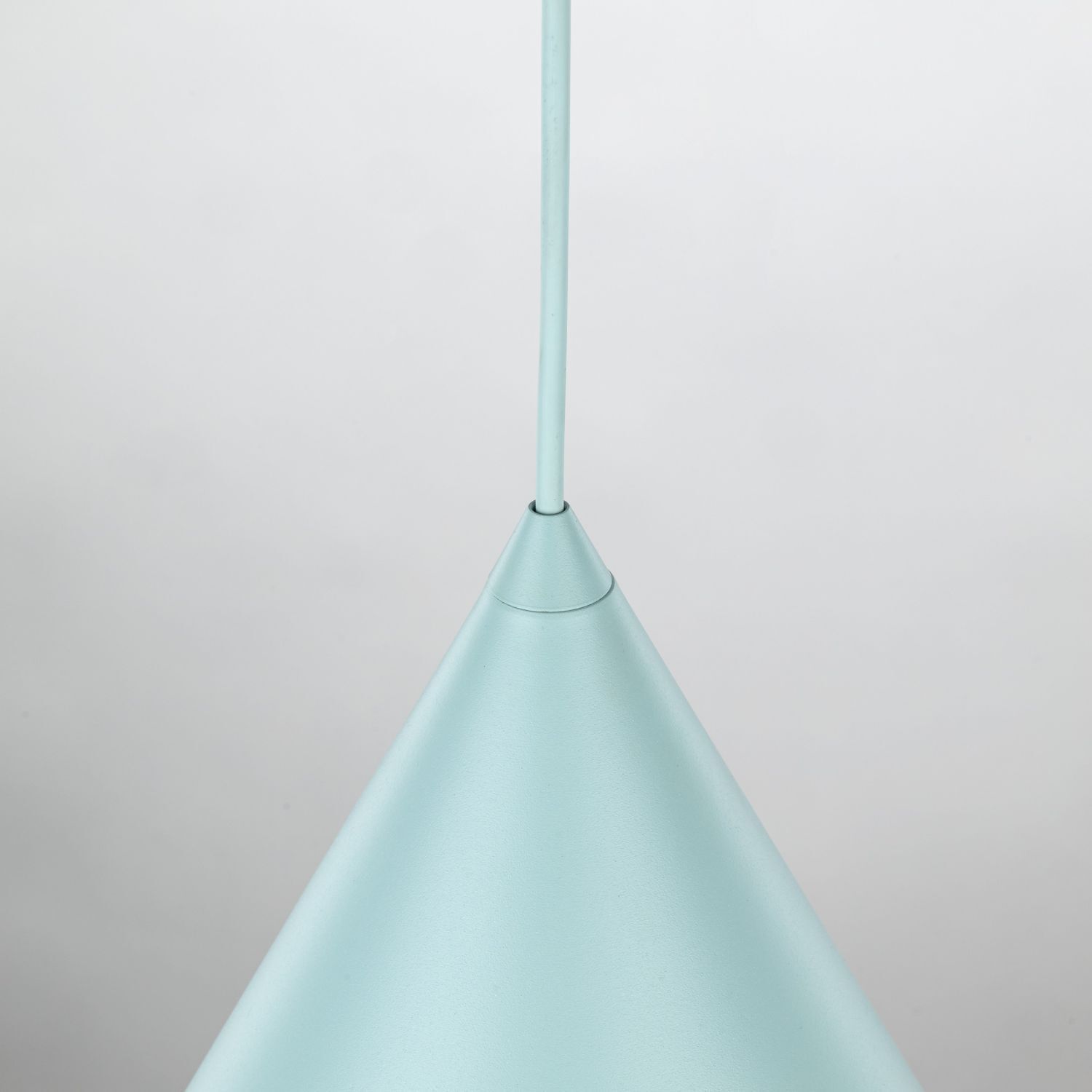 Hängelampe Metall Ø 32 cm H: max. 165 cm Mint E27 Retro Beleuchtung, Lampe