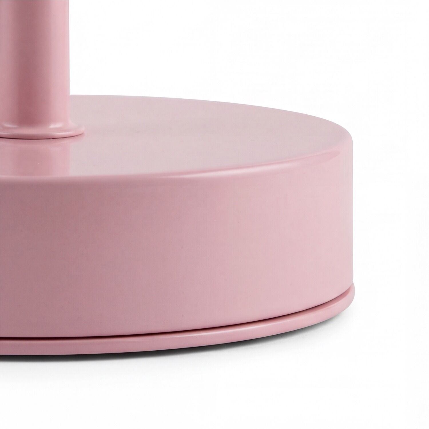 le126697-tischleuchte-terrasse-wohnzimmer-schlafzimmer-aussen-metall-stoff-modern-rosa-weiss-05 pink, Metall, Zylinder, Basis, Lampe
