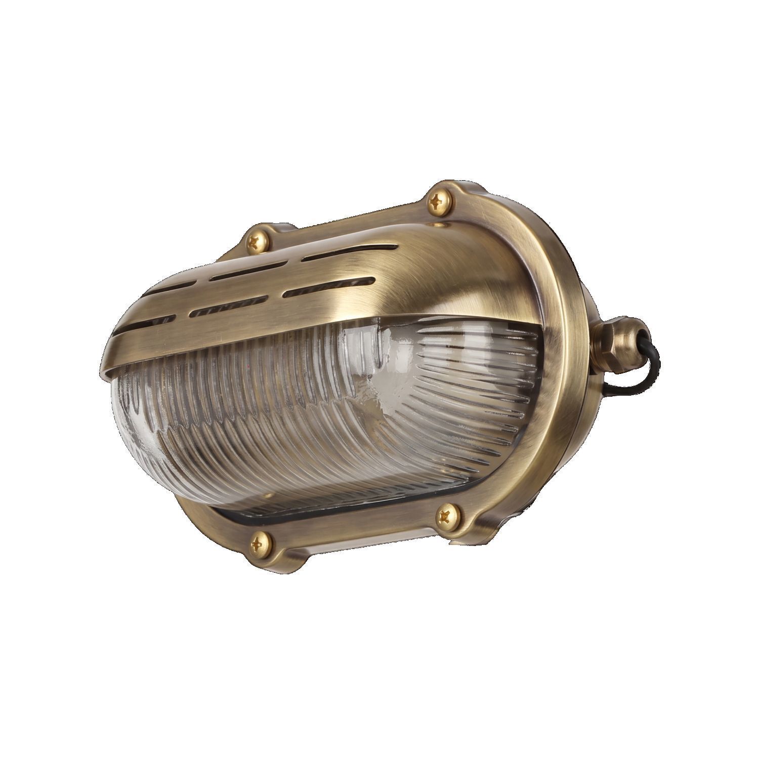 Fahrzeuglampen-Scheinwerfer, Brass Finish, Glaslinse, Rundleuchte, Durchmesser? small