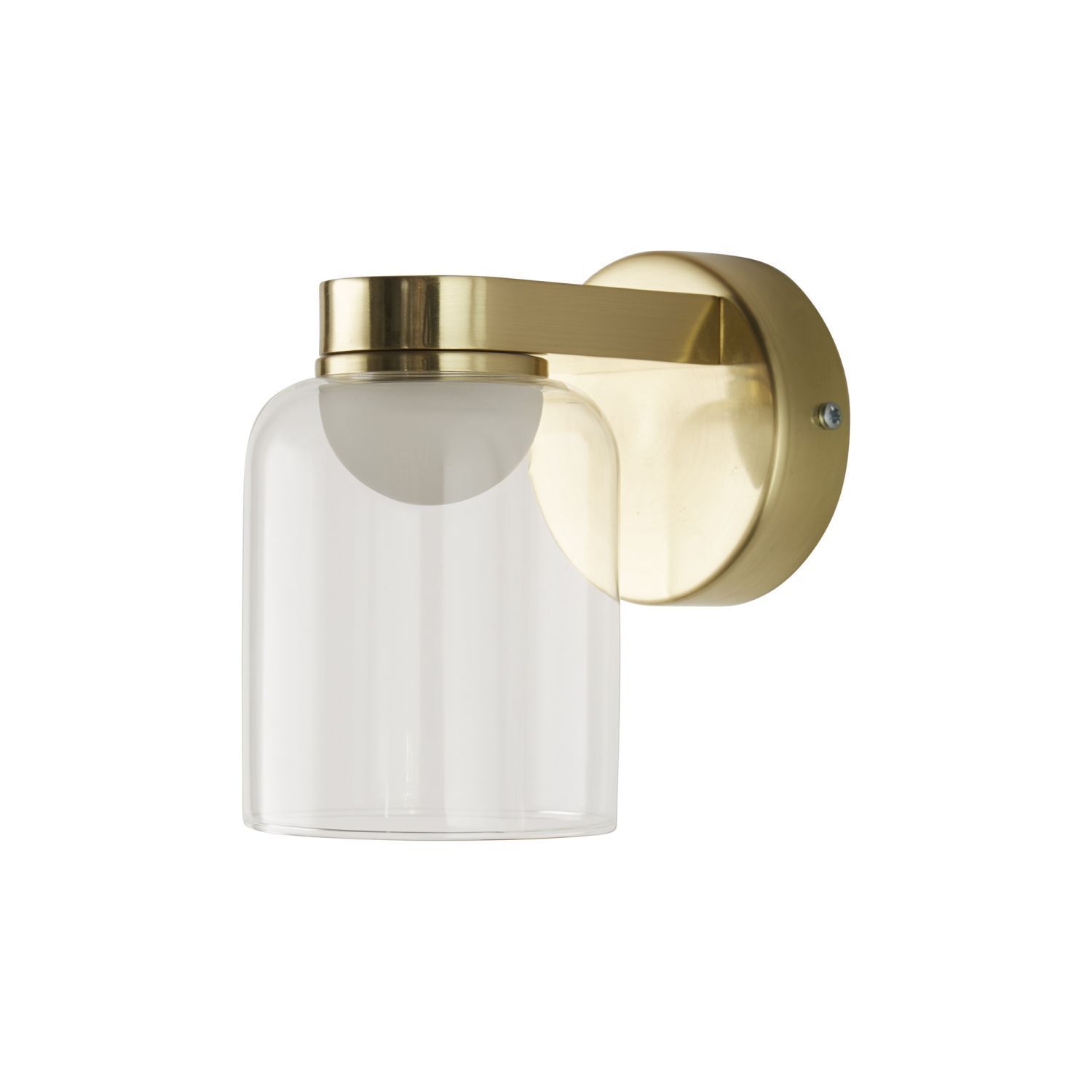 Petite applique LED Abat-jour en verre Métal P:16 cm IP44 6 W Leuchte, Krug, Flasche, Shaker