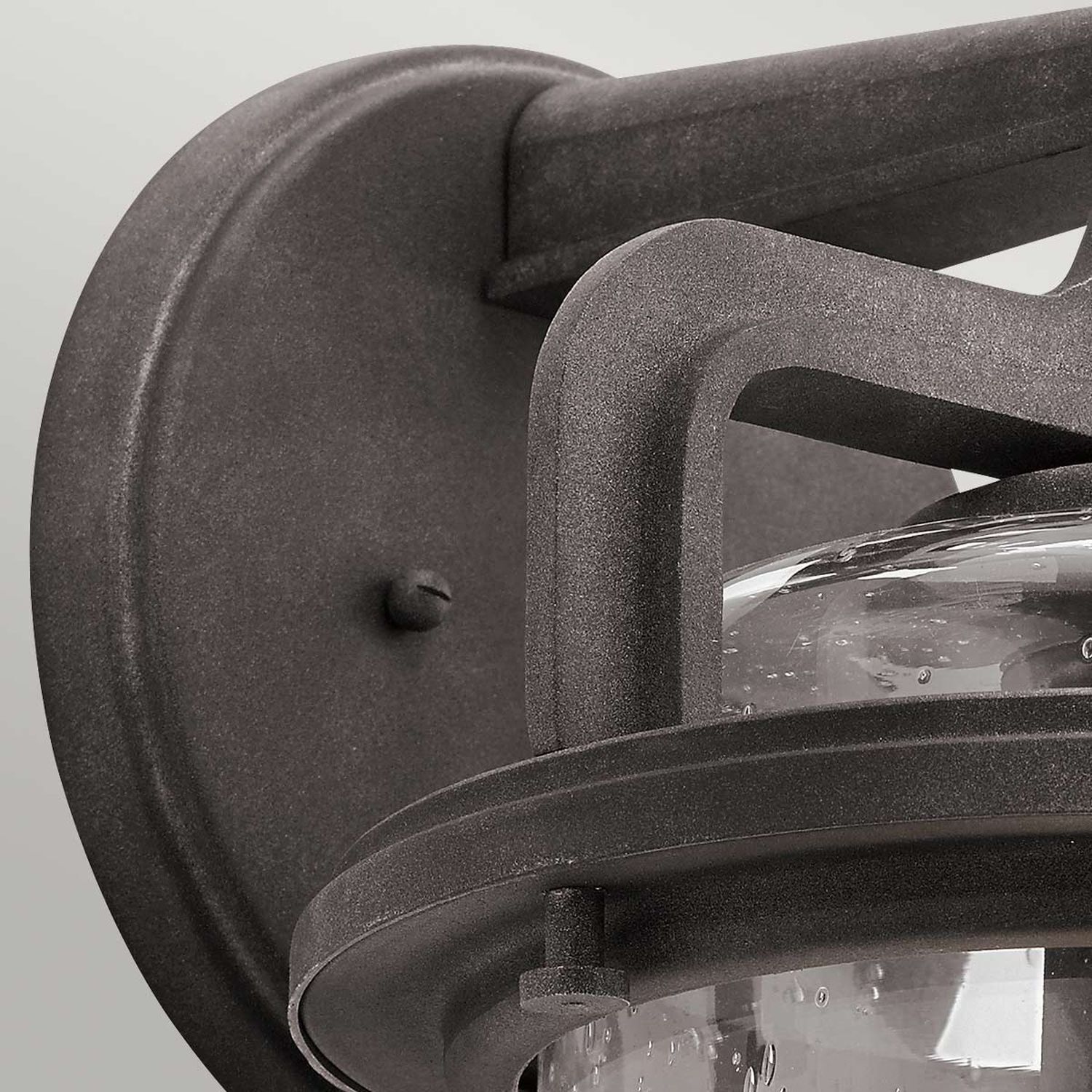 Lampe d'extérieur mur 43,7 cm de haut IP44 E27 Alu Verre Vintage Beleuchtung, Auto, Transport, Fahrzeug